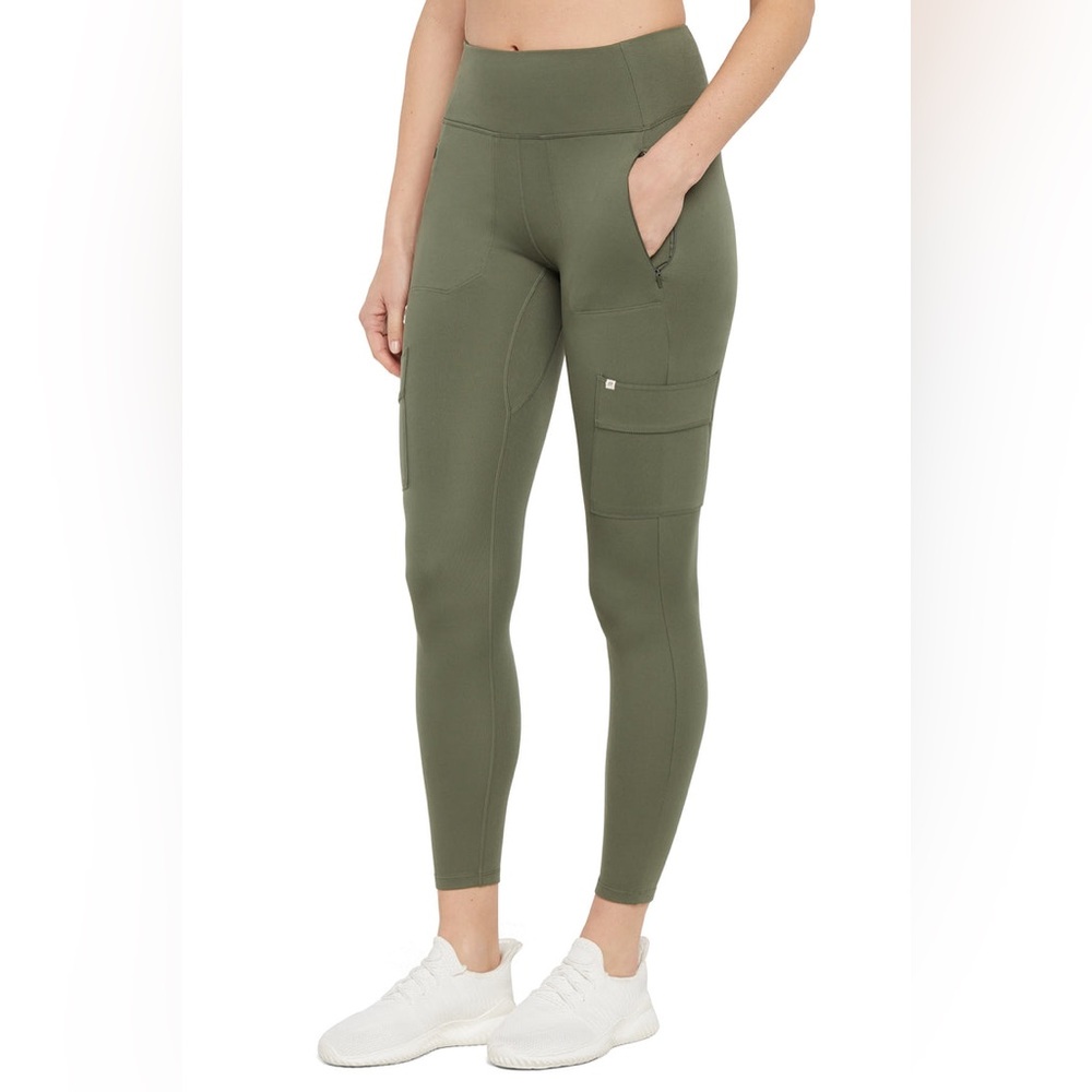 Marika Travel Leggings Green, Beetle, Size XL extra large, Pockets